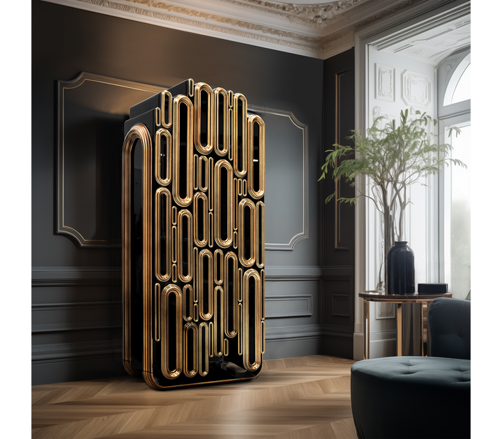 oblong gold cabinet Cabinets Boca Do Lobo