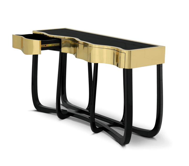 sinuous gold console Consoles Boca Do Lobo