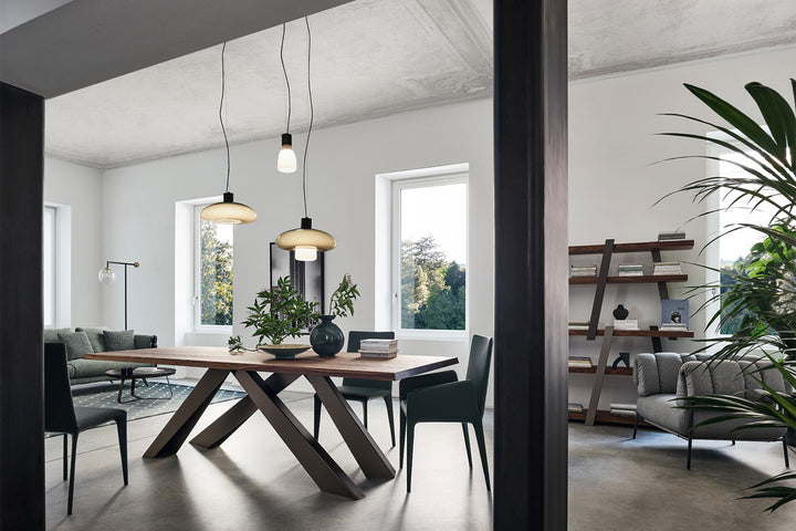 Acquerelli Double Glass Suspension Light Bonaldo