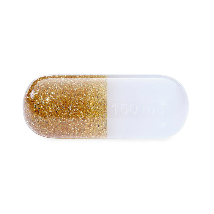 Small Acrylic Pill Jonathan Adler Gold