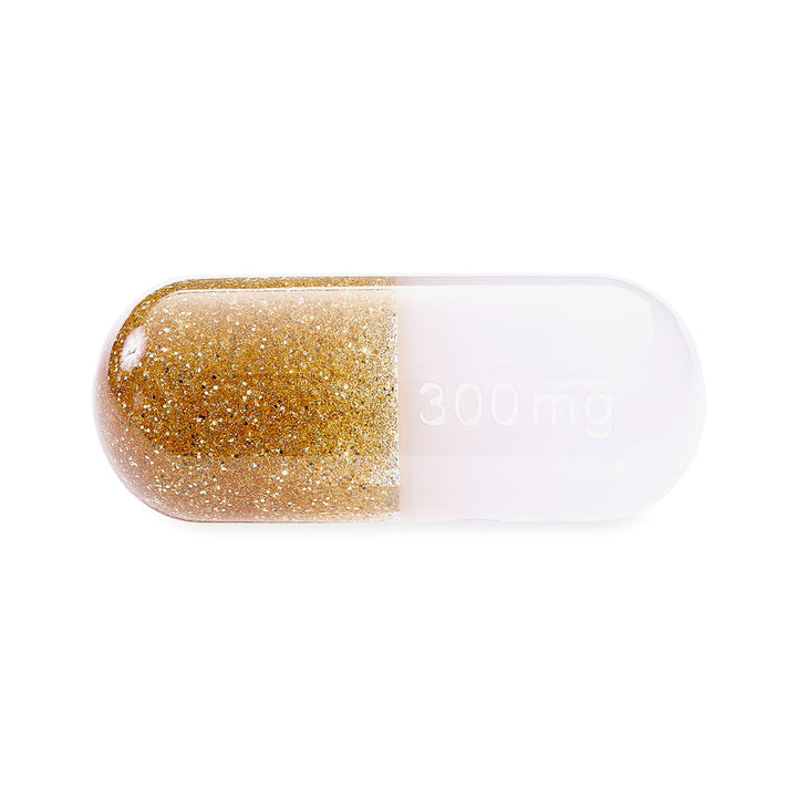 Medium Acrylic Pill Jonathan Adler Gold