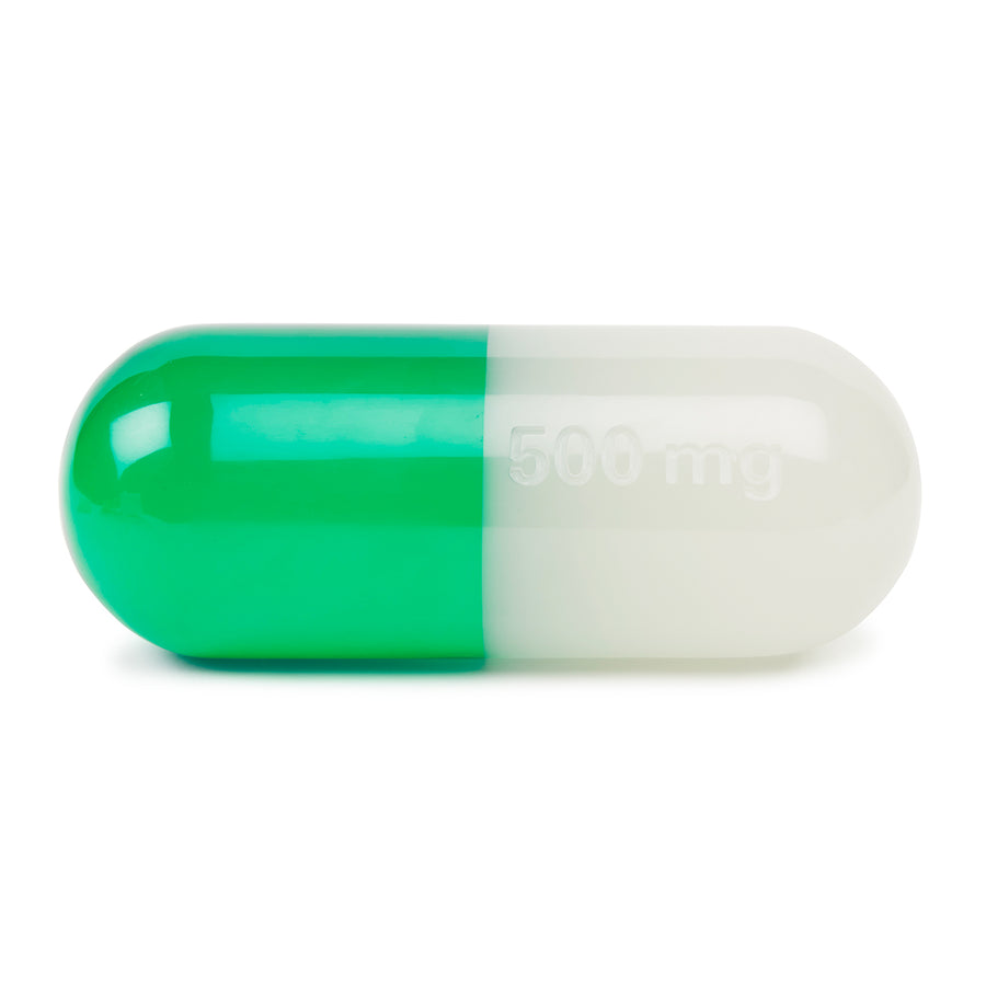 Large Acrylic Pill Jonathan Adler Green