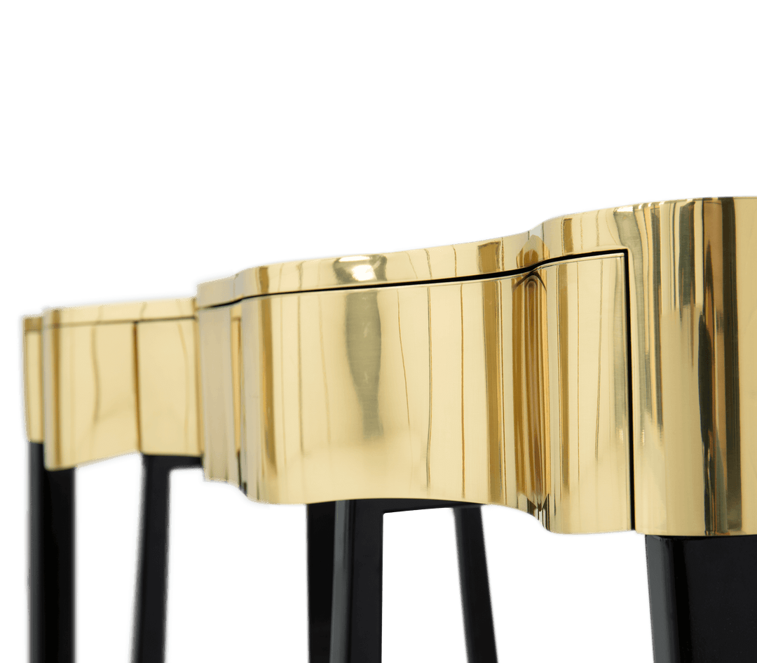 sinuous gold console Consoles Boca Do Lobo