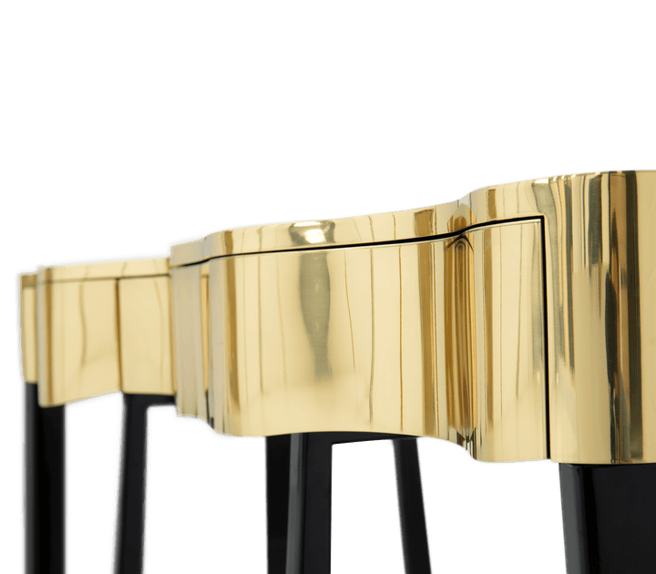 sinuous gold console Consoles Boca Do Lobo