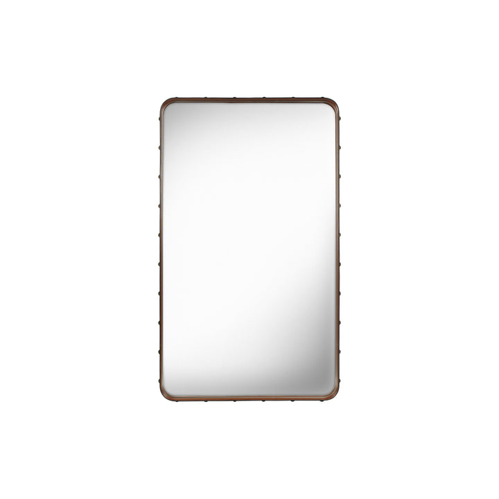 Adnet Wall Mirror Rectangular Mirrors Gubi Tan Medium: 45.3 in height