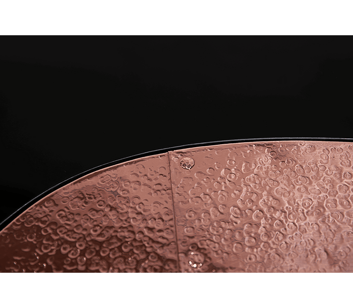wave polished brass center table - Image 86
