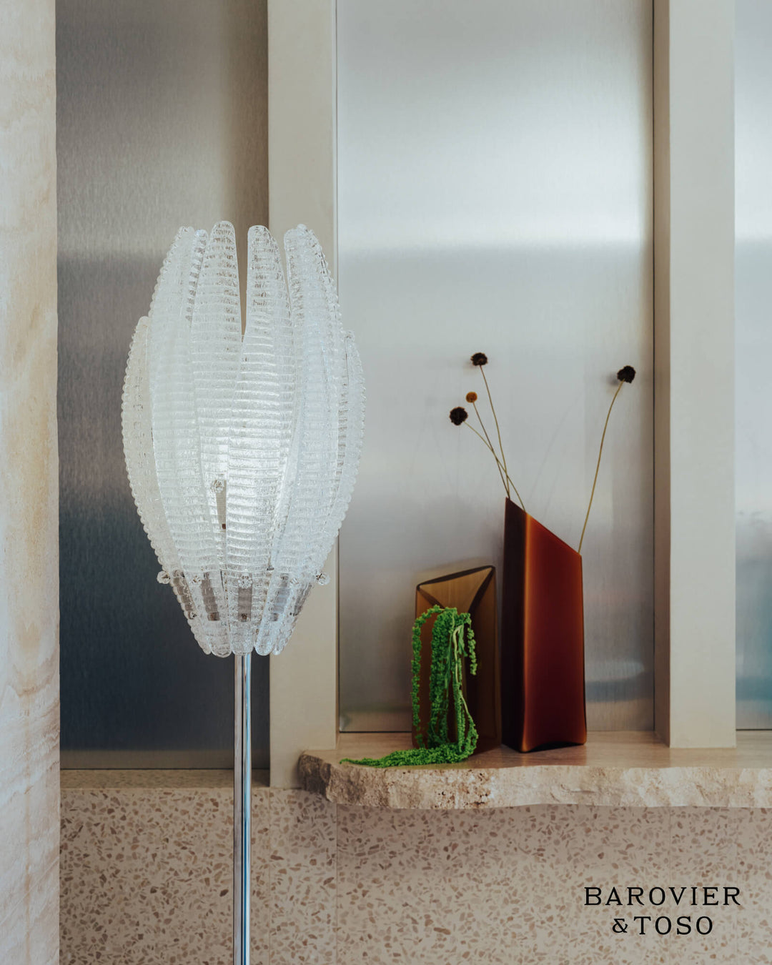 Agave Floor Lamp by Barovier&amp;Toso Murano Floor Lamps Barovier & Toso
