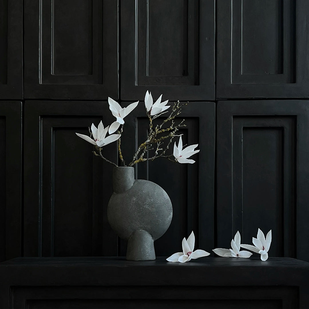 Sphere Vase Bubl, Medio - Dark Grey Vases 101 Copenhagen   