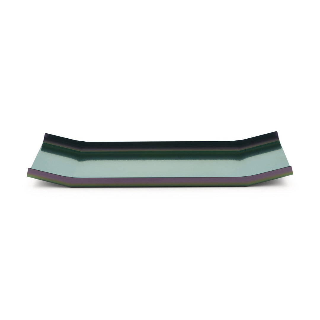 Arran Rectangular Tray Serving Platters Alessi Green Purple