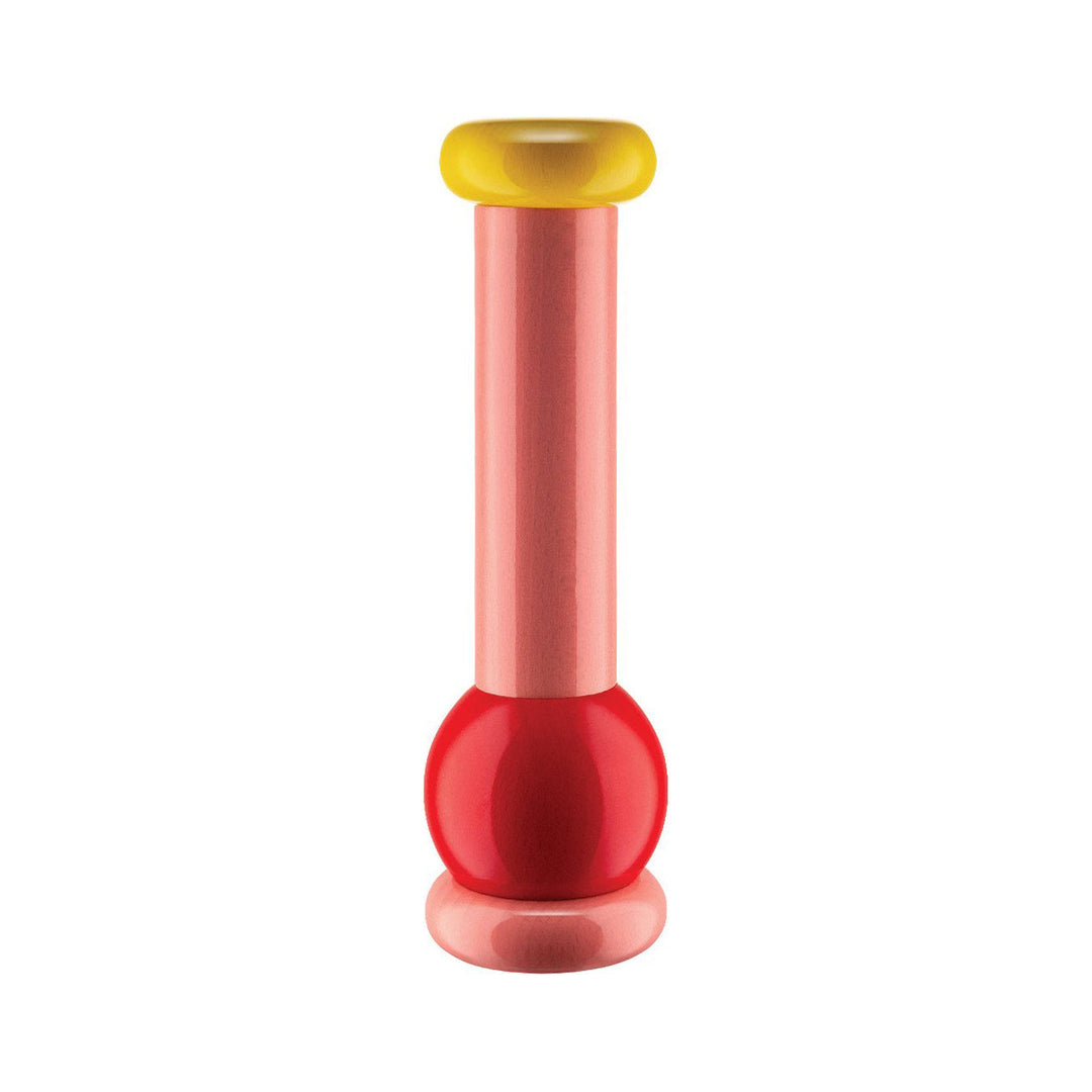 Ettore Sottsass Pepper Mill Kitchen Tools & Utensils Alessi Pink / Red / Yellow