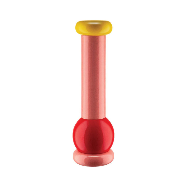 Ettore Sottsass Pepper Mill Kitchen Tools & Utensils Alessi Pink / Red / Yellow