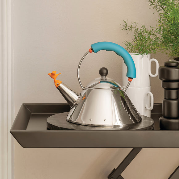 Kettle with Bird Shaped Whistle Serveware Alessi