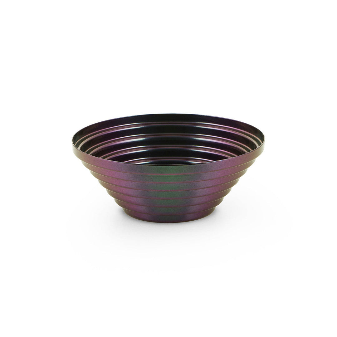 Maya Round Basket Decor Alessi Purple Green Small: 7.9 in diameter