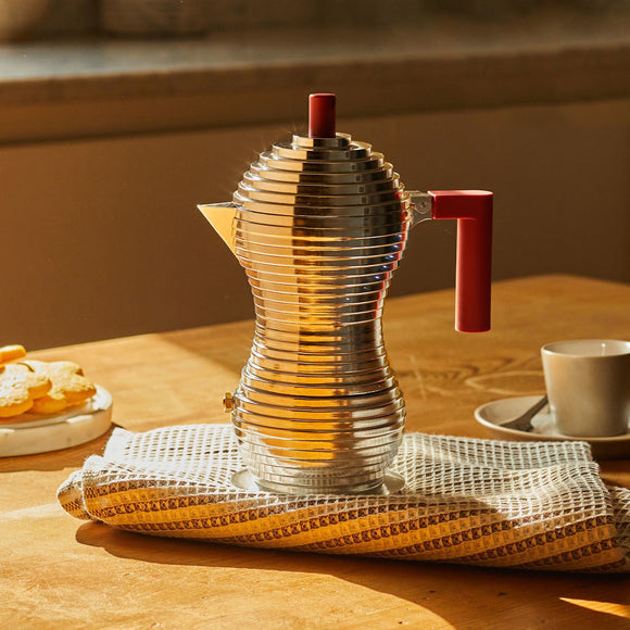 Michele De Lucchi Induction Pulcina Espresso Coffee Maker Coffee Makers & Espresso Machines Alessi