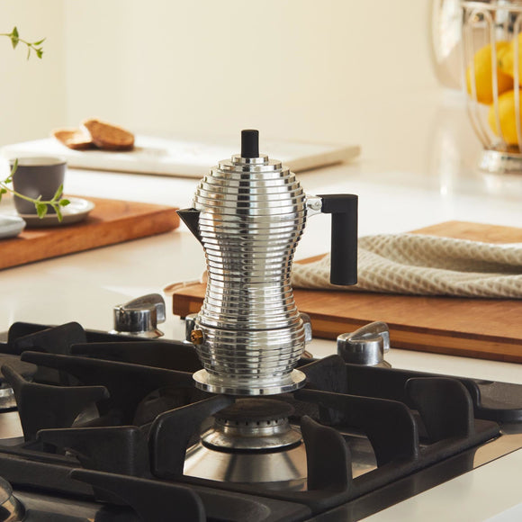 Michele De Lucchi Induction Pulcina Espresso Coffee Maker Coffee Makers & Espresso Machines Alessi
