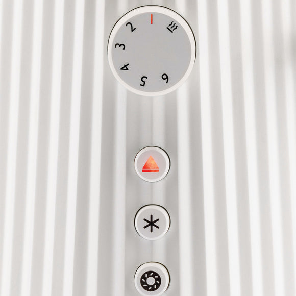 Plisse 4 Slice Toaster With Warming Rack Kitchen Tools & Utensils Alessi