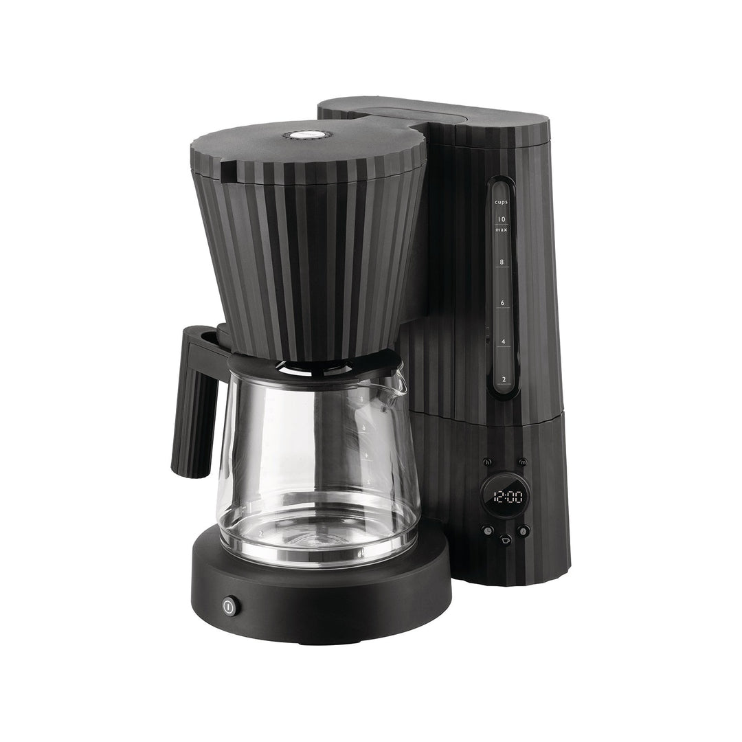 Plisse Drip Coffee Maker Coffee Makers & Espresso Machines Alessi Black
