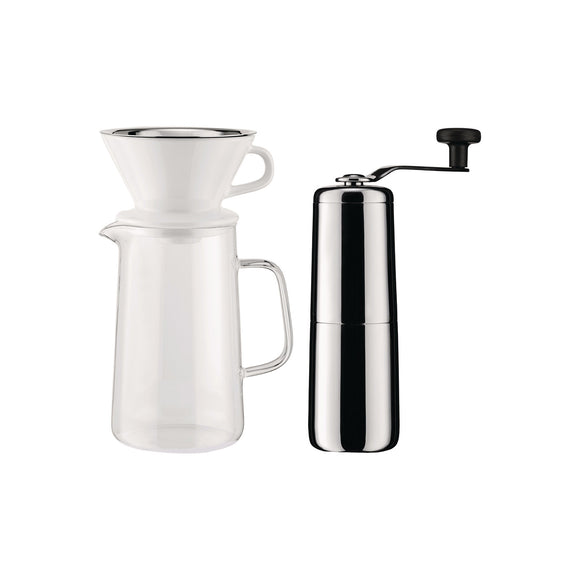 Slow Drip Coffee Maker & Grinder Set Drip Coffee Makers Alessi