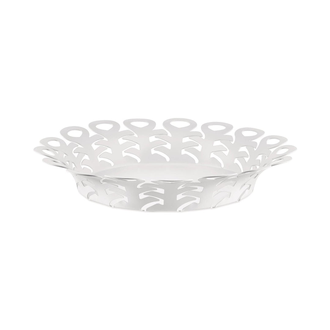 Vimini Basket Decor Alessi White Large: 10.6 in diameter