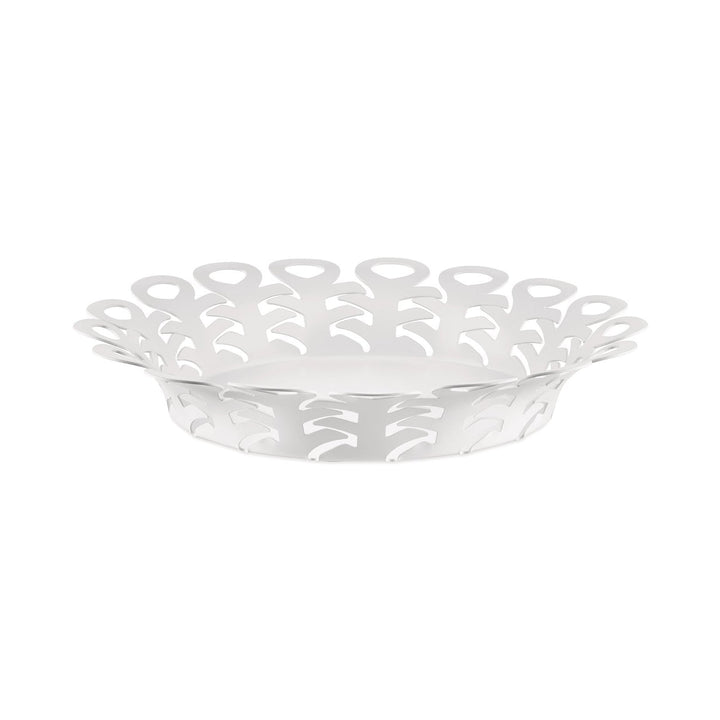 Vimini Basket Decor Alessi White Large: 10.6 in diameter