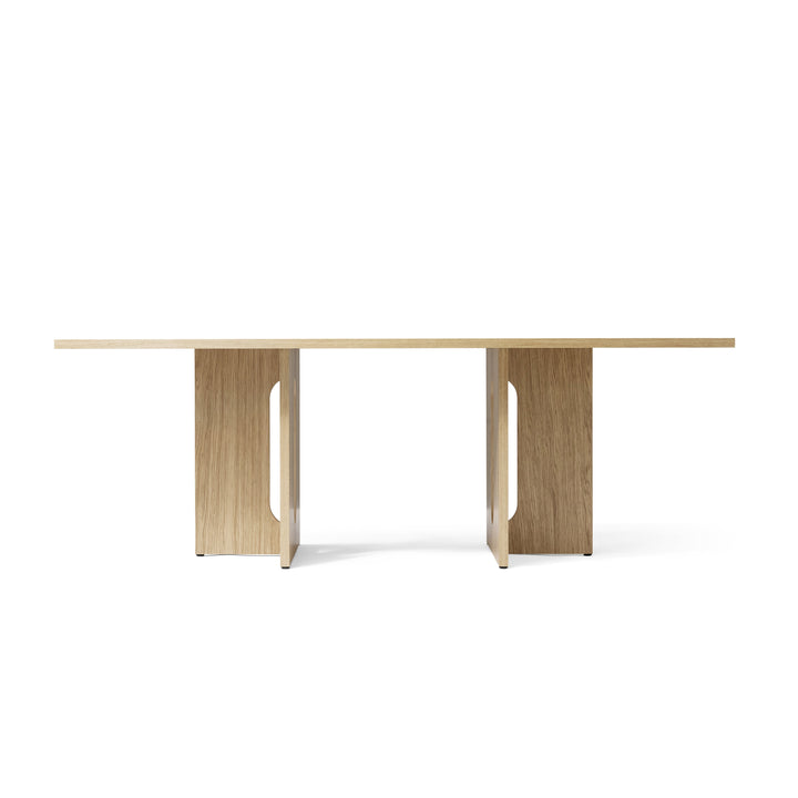 Androgyne Rectangular Dining Table Tables Audo Copenhagen Natural Oak Small: 82.7 in width