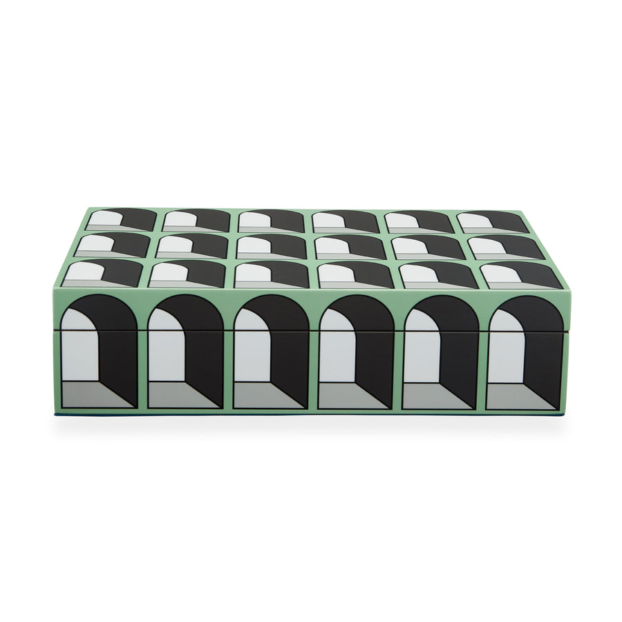 Large Arcade Lacquer Box Jonathan Adler Default Title