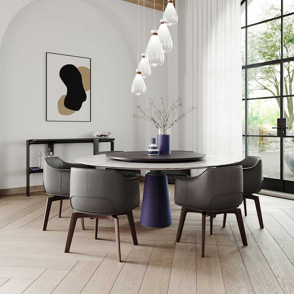 Archibald Small Swivel Armchair Chairs Poltrona Frau