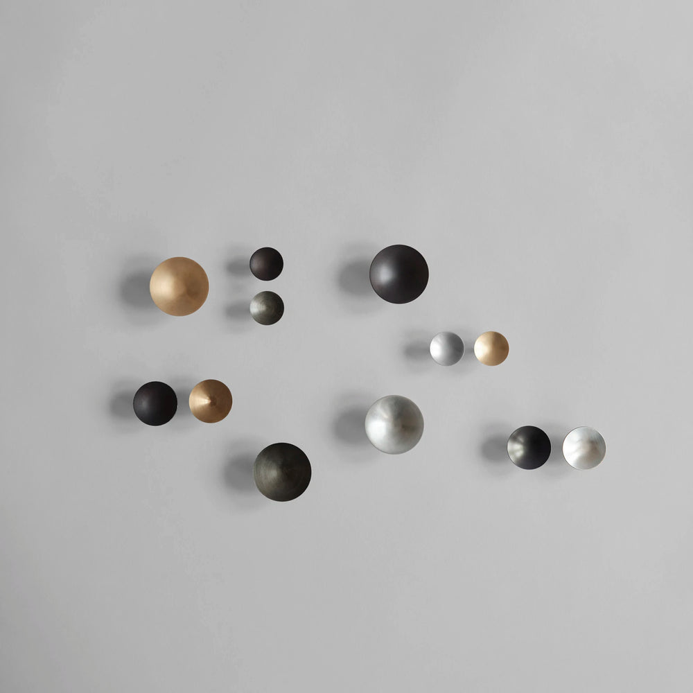 HiHat Knobs, Maxi - Brushed Steel Knobs 101 Copenhagen   