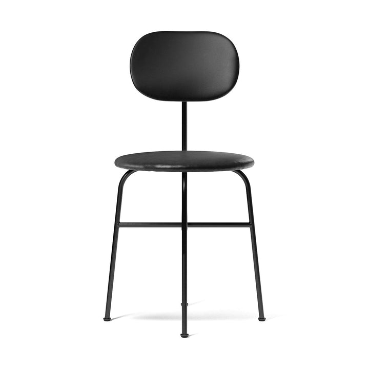 Afteroom Upholstered Dining Chair Plus Chairs Audo Copenhagen 0842 - Dakar Black Leather