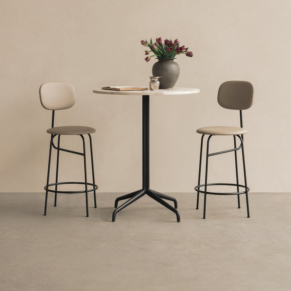 Afteroom Upholstered Stool Plus Table & Bar Stools Audo Copenhagen
