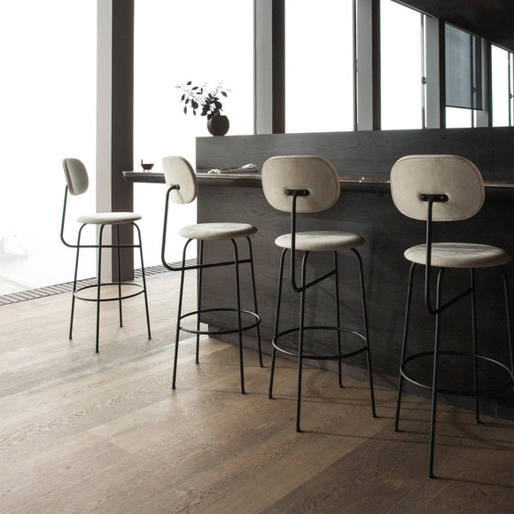Afteroom Upholstered Stool Plus Table & Bar Stools Audo Copenhagen