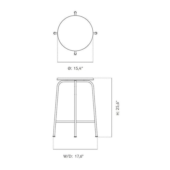 Afteroom Stool Table & Bar Stools Audo Copenhagen