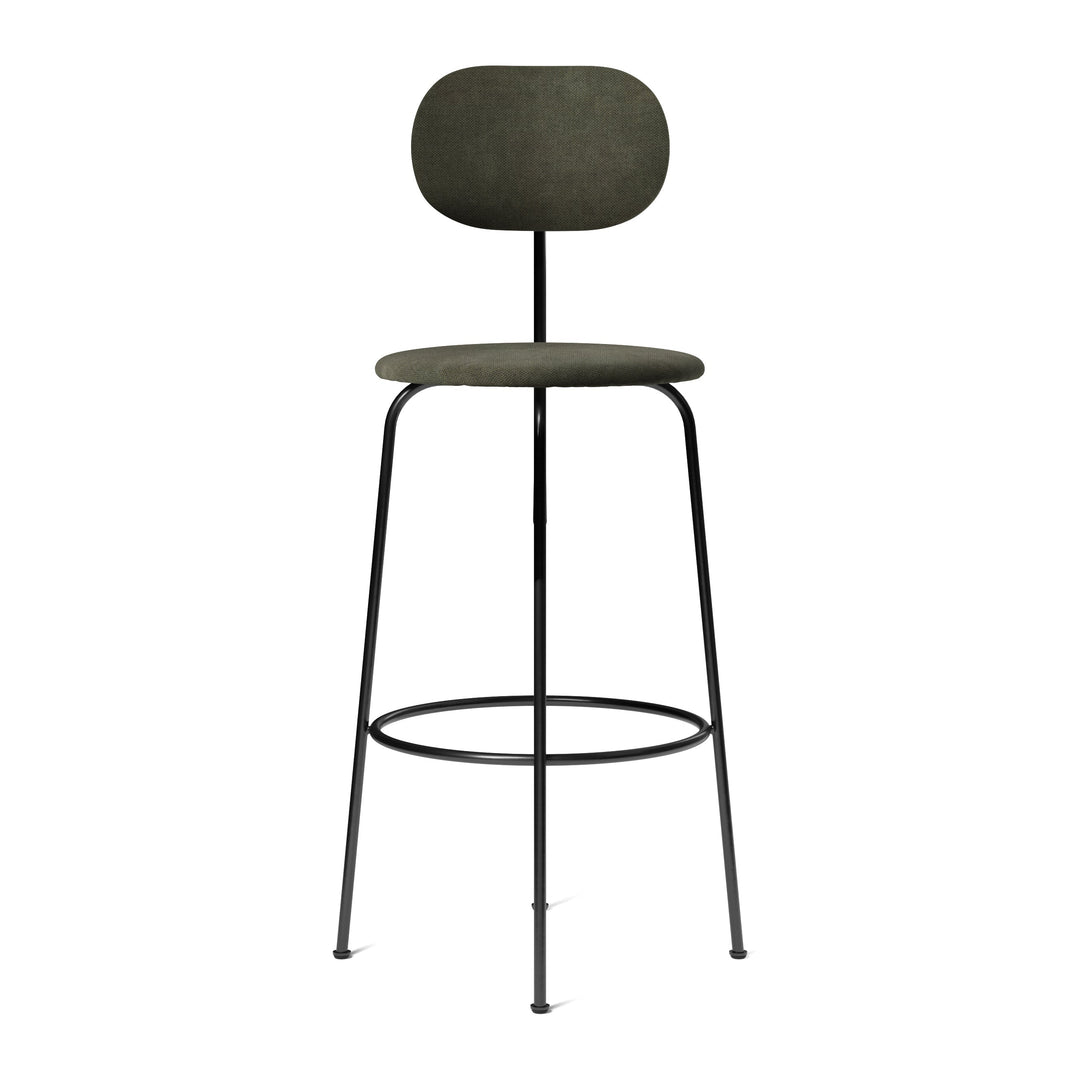 Afteroom Upholstered Stool Plus Table & Bar Stools Audo Copenhagen 961 - Fiord Green Bar: 42.3 in height