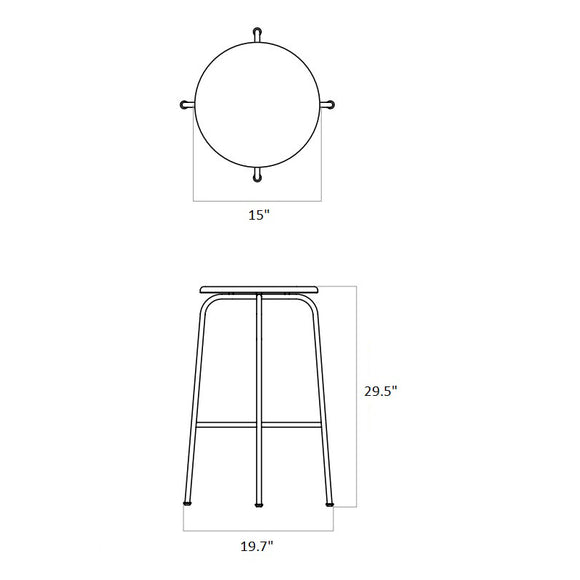 Afteroom Upholstered Stool Table & Bar Stools Audo Copenhagen