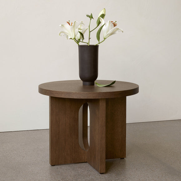 Androgyne Side Table with Wood Base Accent Tables Audo Copenhagen