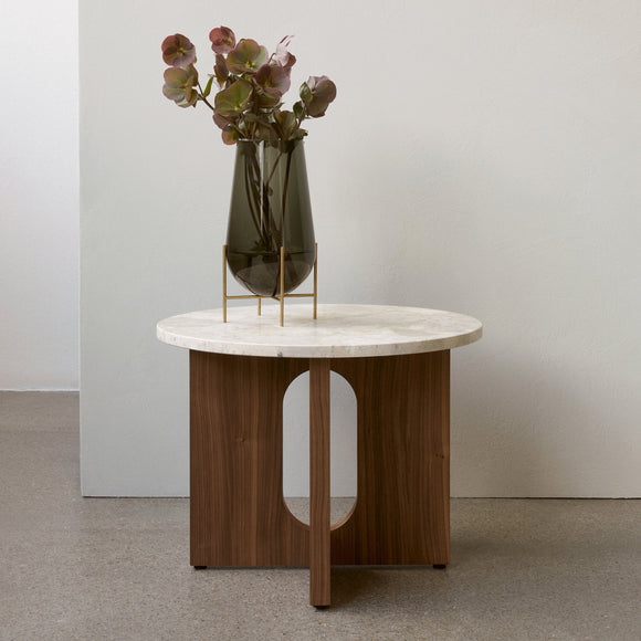 Androgyne Side Table with Wood Base Accent Tables Audo Copenhagen