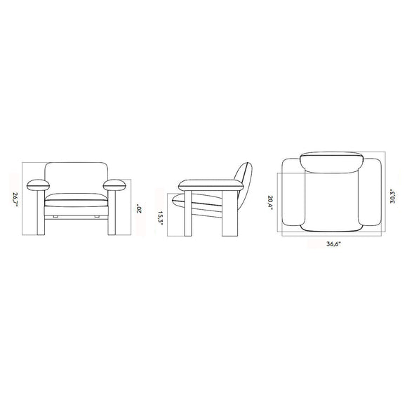 Brasilia Lounge Chair Chairs Audo Copenhagen