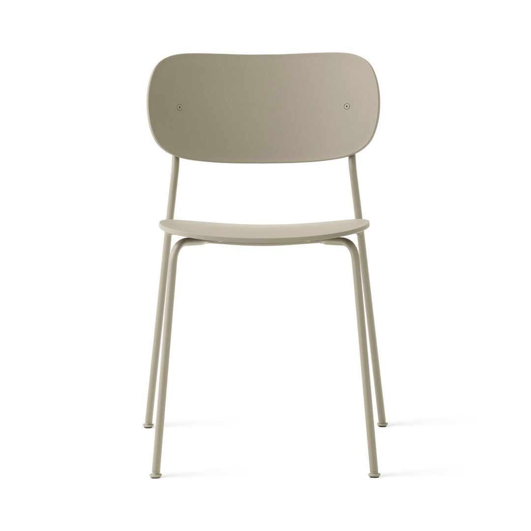 Co Dining Chair Chairs Audo Copenhagen Olive Steel / Olive Recycled Plastic Whitout Arm