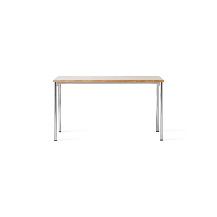Co Dining Table Tables Audo Copenhagen Chrome / Laminate Creme Small: 55.1 in width