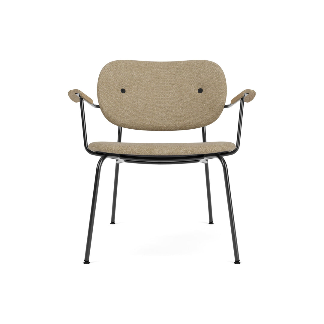 Co Fully Upholstered Lounge Chair Chairs Audo Copenhagen 02 - Audo Boucle / Natural Oak