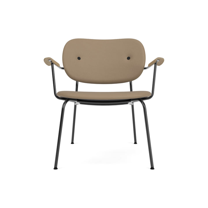 Co Fully Upholstered Lounge Chair Chairs Audo Copenhagen 1611 - Sierra Stone Leather - Sierra / Natural Oak