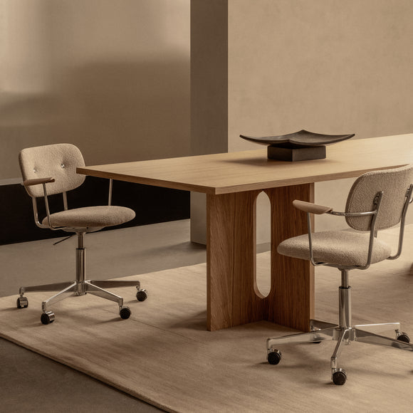 Co Fully Upholstered Task Chair with Armrest Chairs Audo Copenhagen