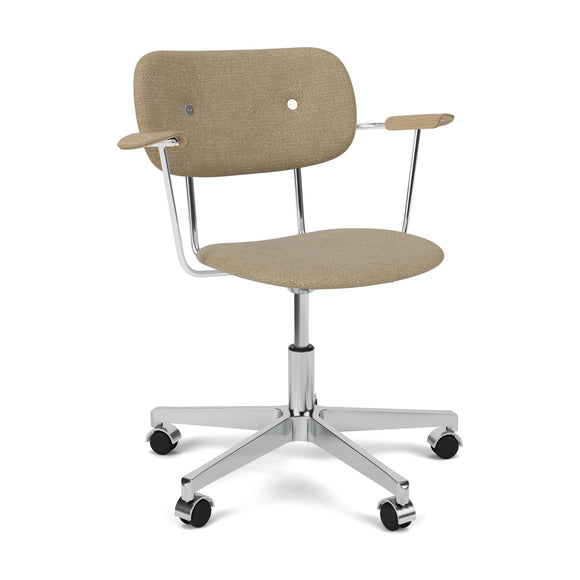 Co Fully Upholstered Task Chair with Armrest Chairs Audo Copenhagen
