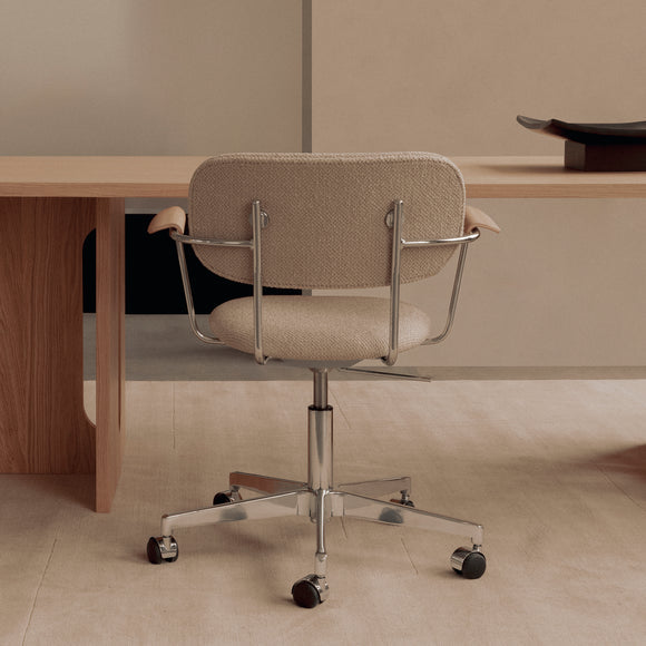 Co Fully Upholstered Task Chair with Armrest Chairs Audo Copenhagen