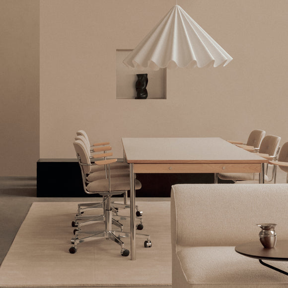 Co Fully Upholstered Task Chair with Armrest Chairs Audo Copenhagen