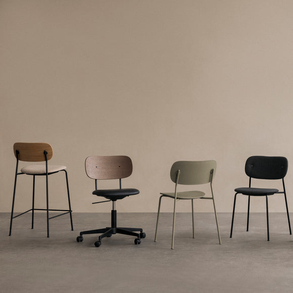 Co Seat Upholstered Task Chair with Armrest Chairs Audo Copenhagen