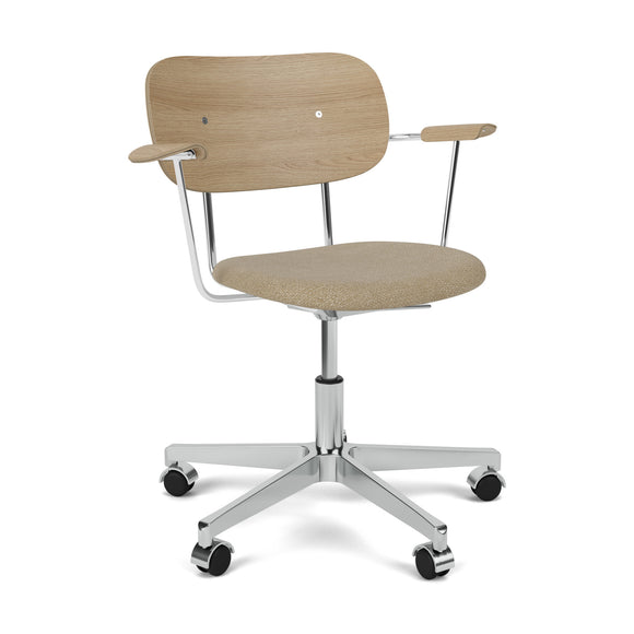 Co Seat Upholstered Task Chair with Armrest Chairs Audo Copenhagen