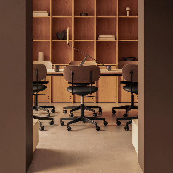 Co Seat Upholstered Task Chair with Armrest Chairs Audo Copenhagen
