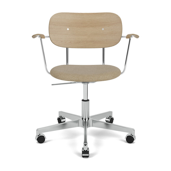 Co Seat Upholstered Task Chair with Armrest Chairs Audo Copenhagen