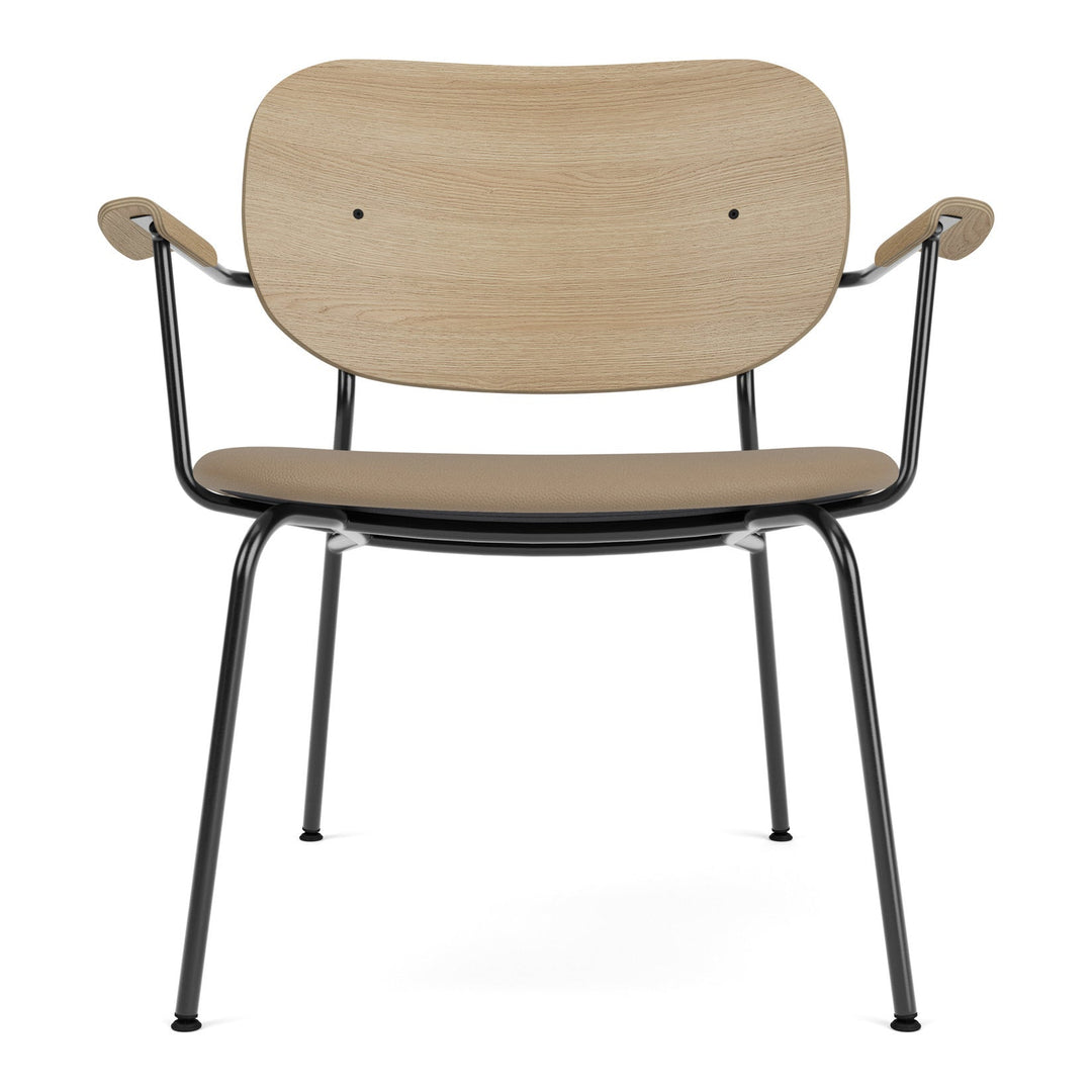 Co Upholstered Lounge Chair Chairs Audo Copenhagen Natural Oak / 1611 - Sierra Stone Leather